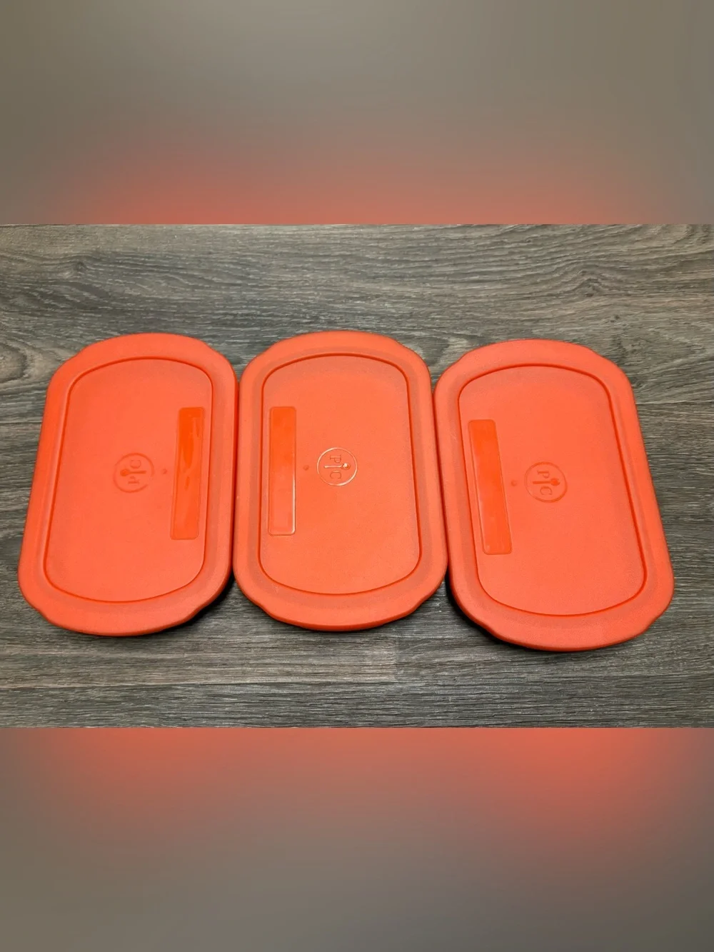 Pampered Chef Silver Rectangular Freezer Bowls - Picture 3 of 3